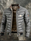 Chaqueta Acolchada Cuello Alto Hombre