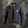 Chaqueta Acolchada Cuello Alto Hombre