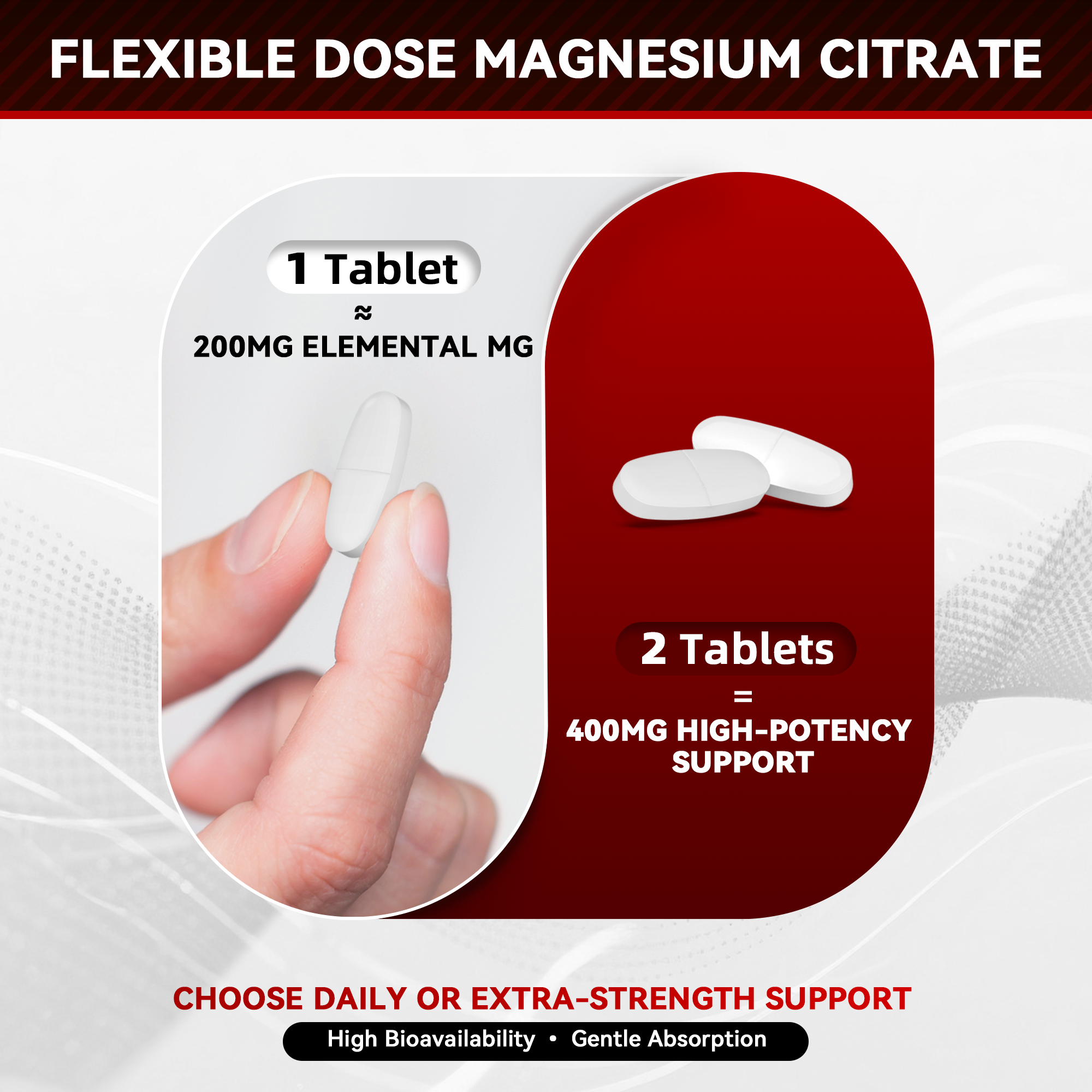 Magnesium Citrate 400mg — Sleep, Recovery & Calm