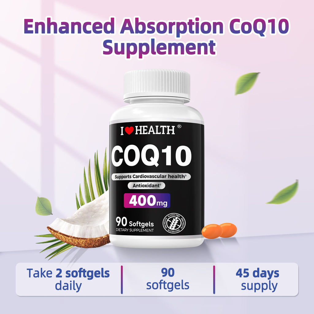 CoQ10 400mg — Heart & Cellular Energy