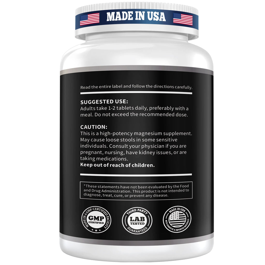 Magnesium Citrate 400mg — Sleep, Recovery & Calm