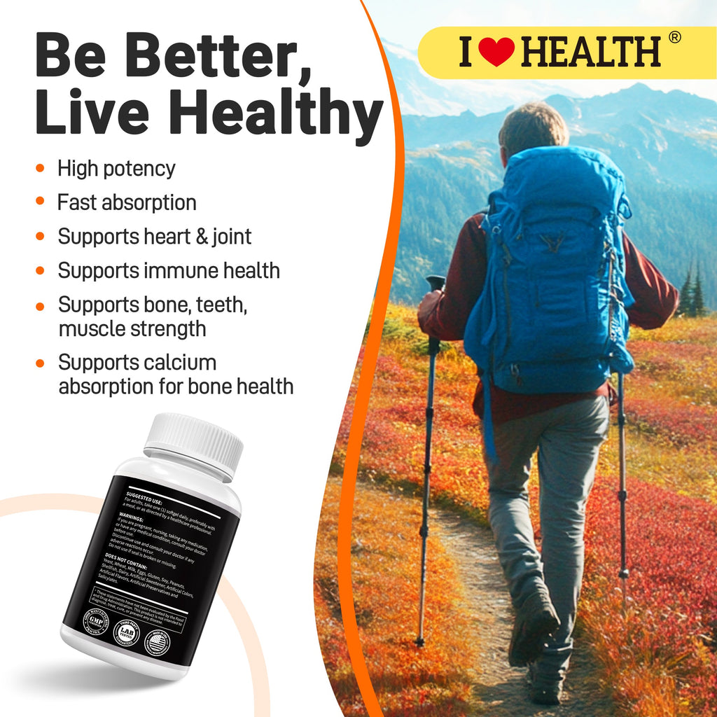 Vitamin D3 10,000 IU + K2 (MK-7) — 90 Softgels
