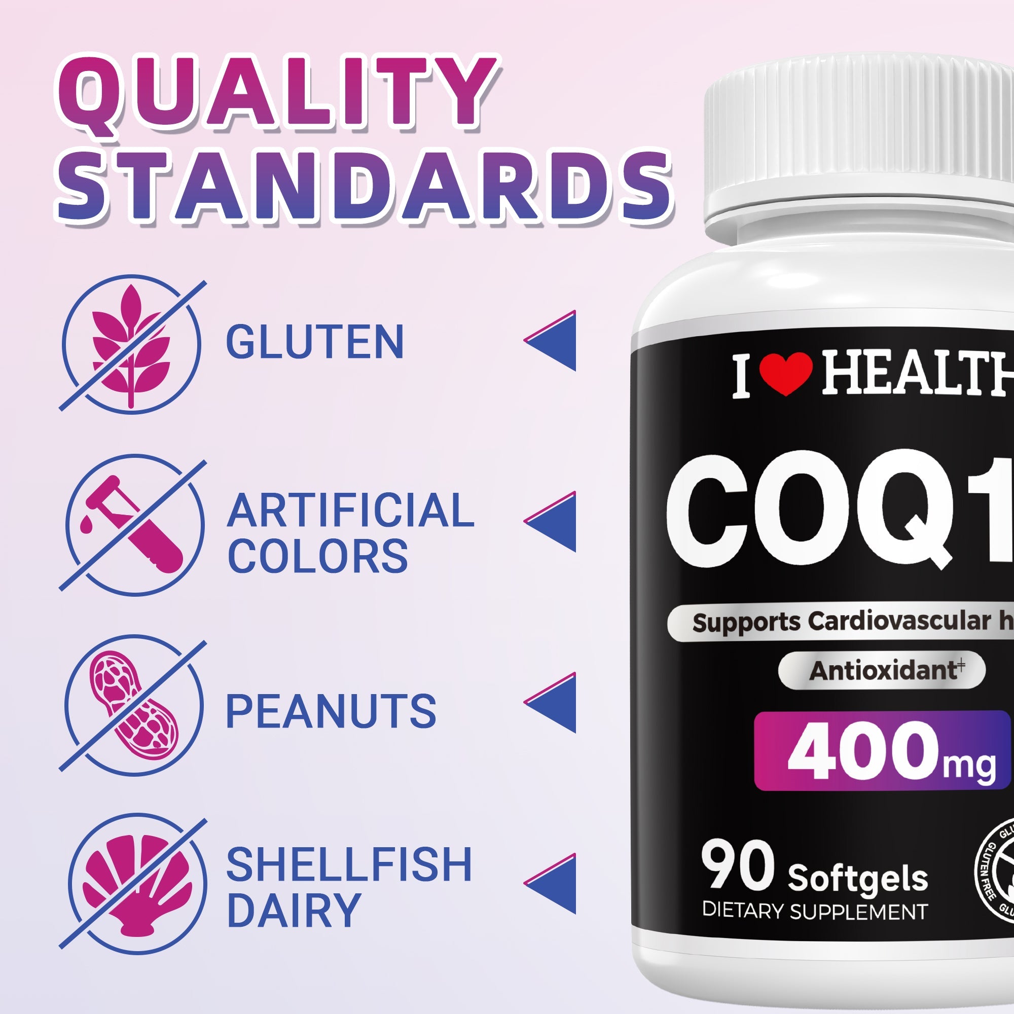 CoQ10 400mg — Heart & Cellular Energy