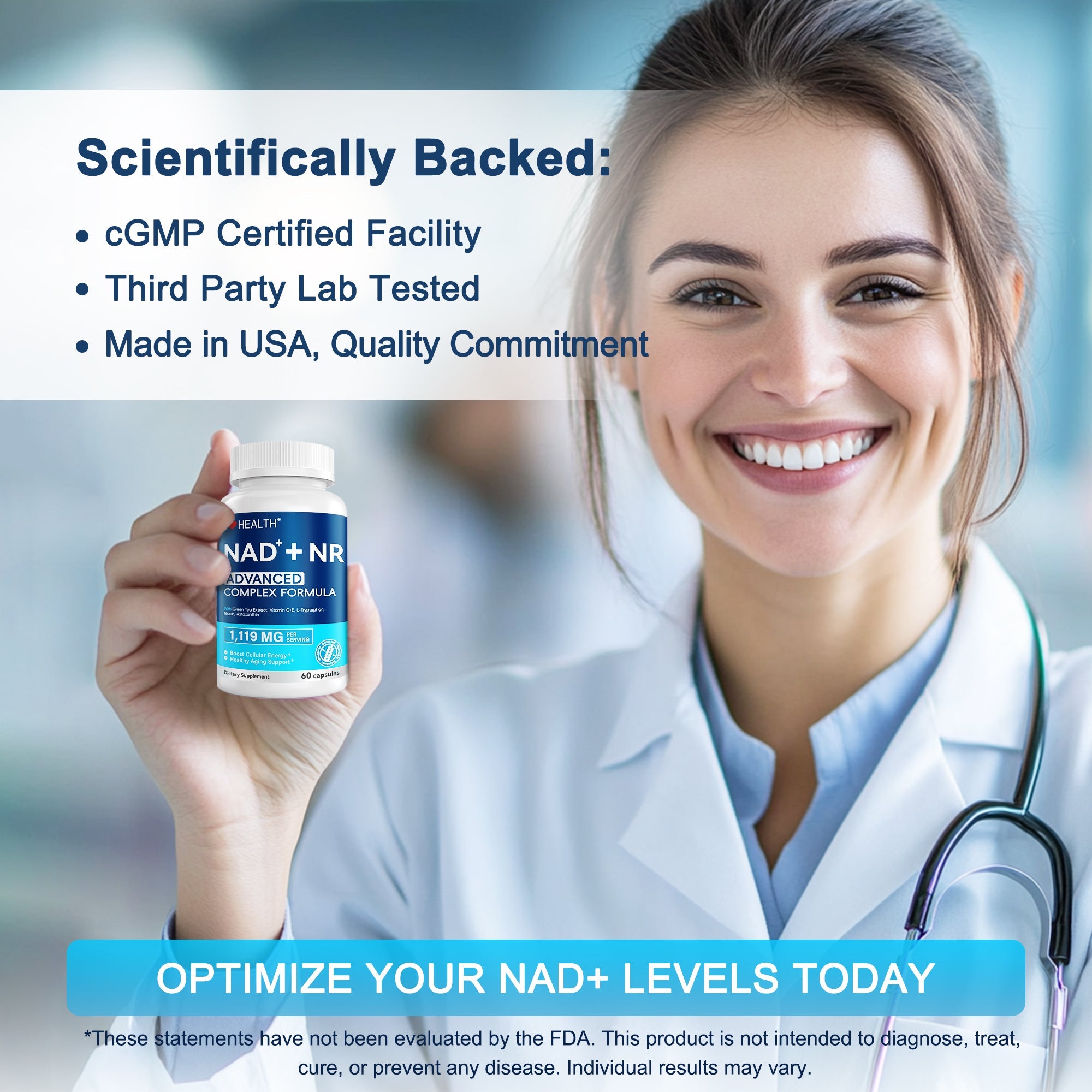 NAD+ Complex — Cellular Energy & Longevity