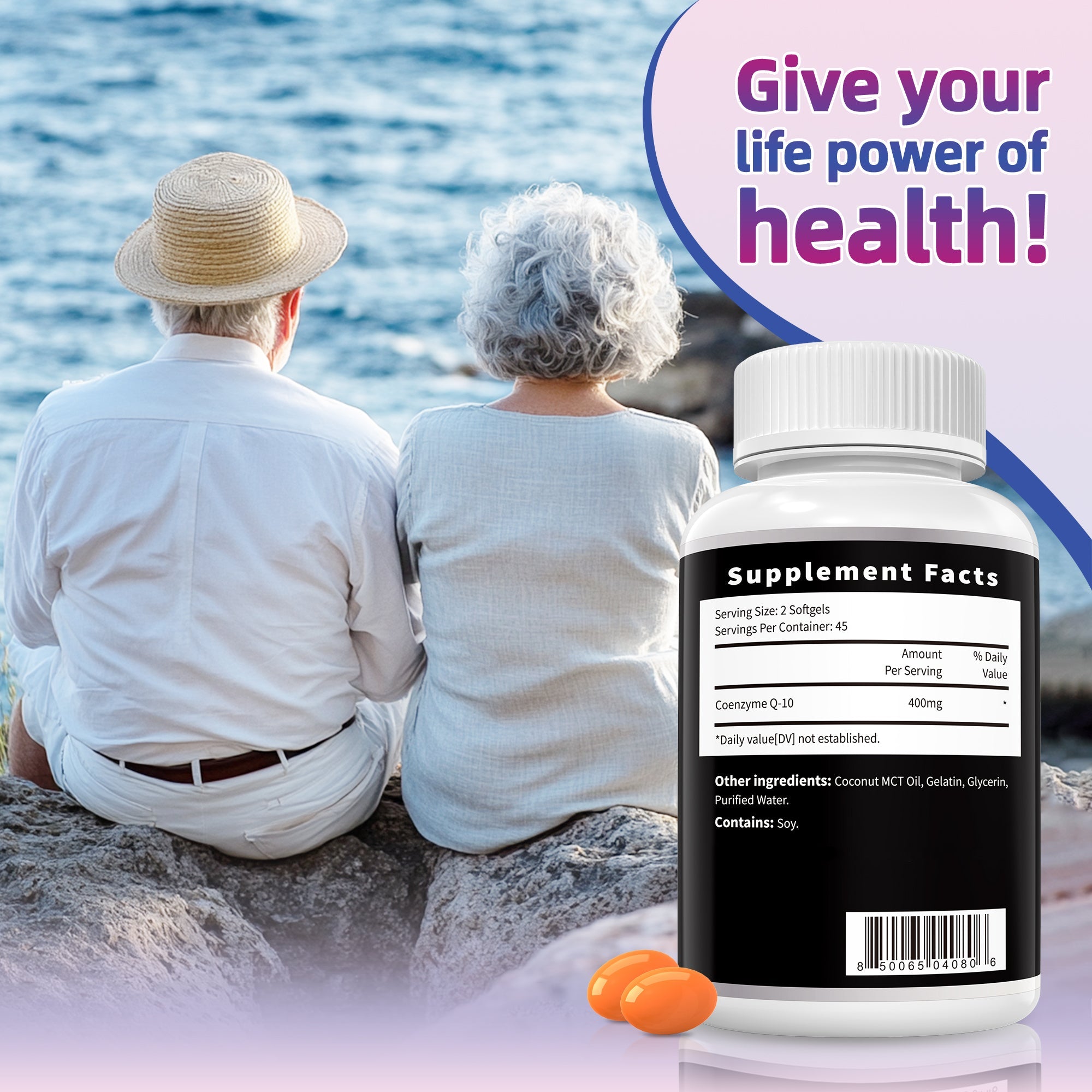 CoQ10 400mg — Heart & Cellular Energy