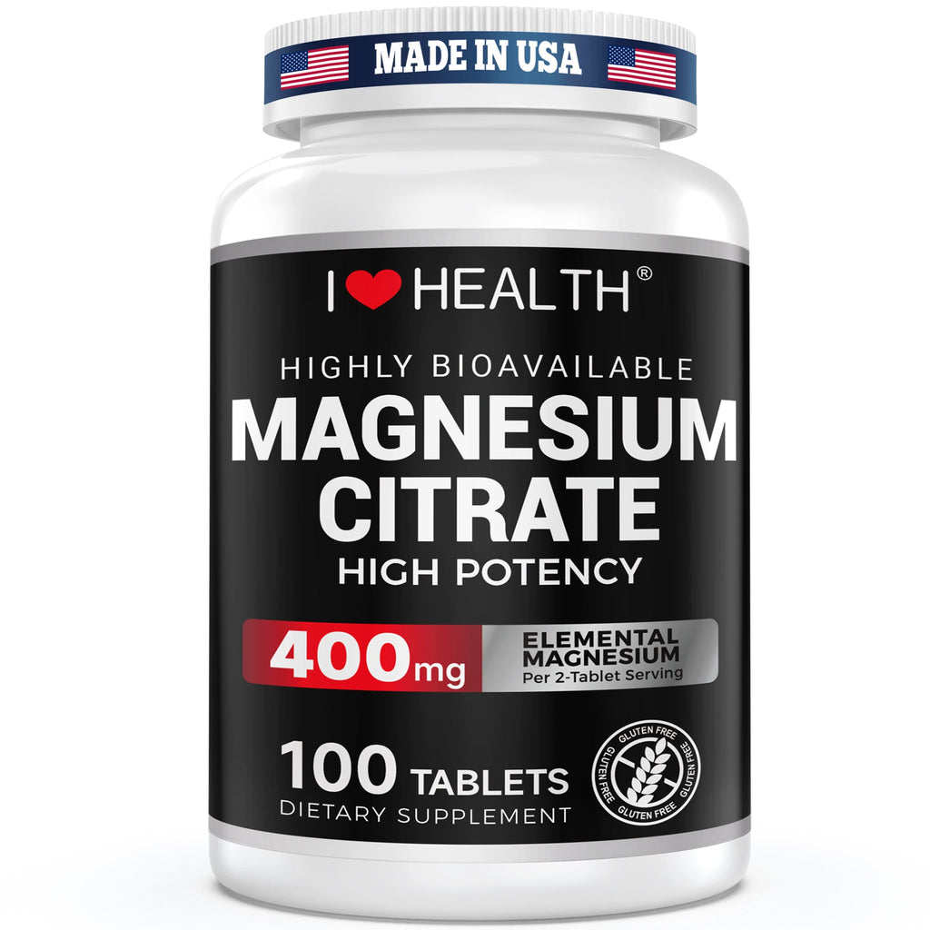 Magnesium Citrate 400mg — Sleep, Recovery & Calm